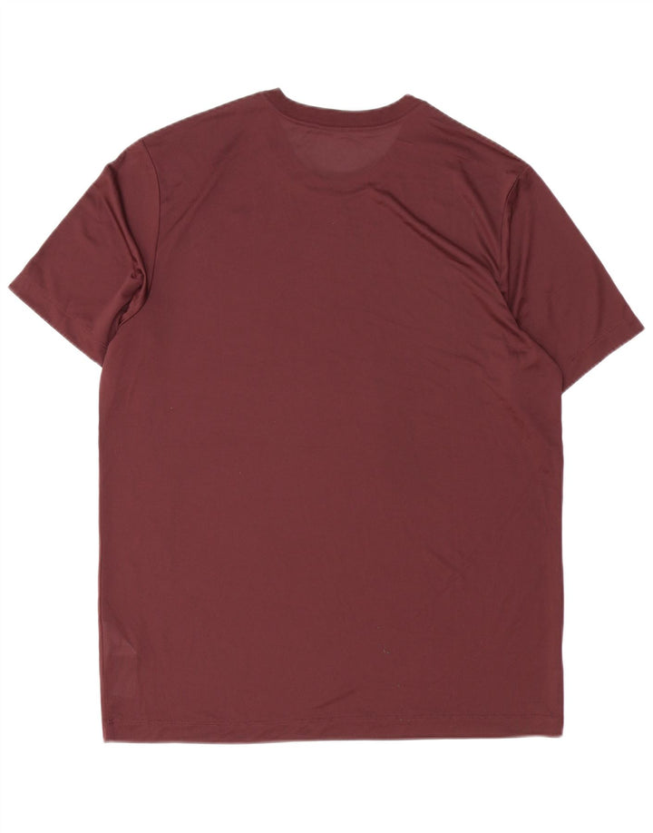 Ανδρικό T-Shirt Nike Dri Fit Top μεγάλο μπορντό πολυεστέρα