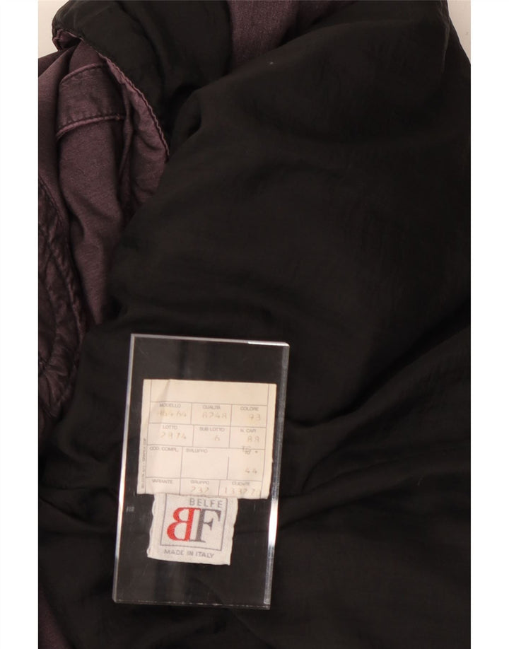 BELFE Γυναικείο τζάκετ αντιανεμικό γραφικό UK 14 Medium Purple Nylon