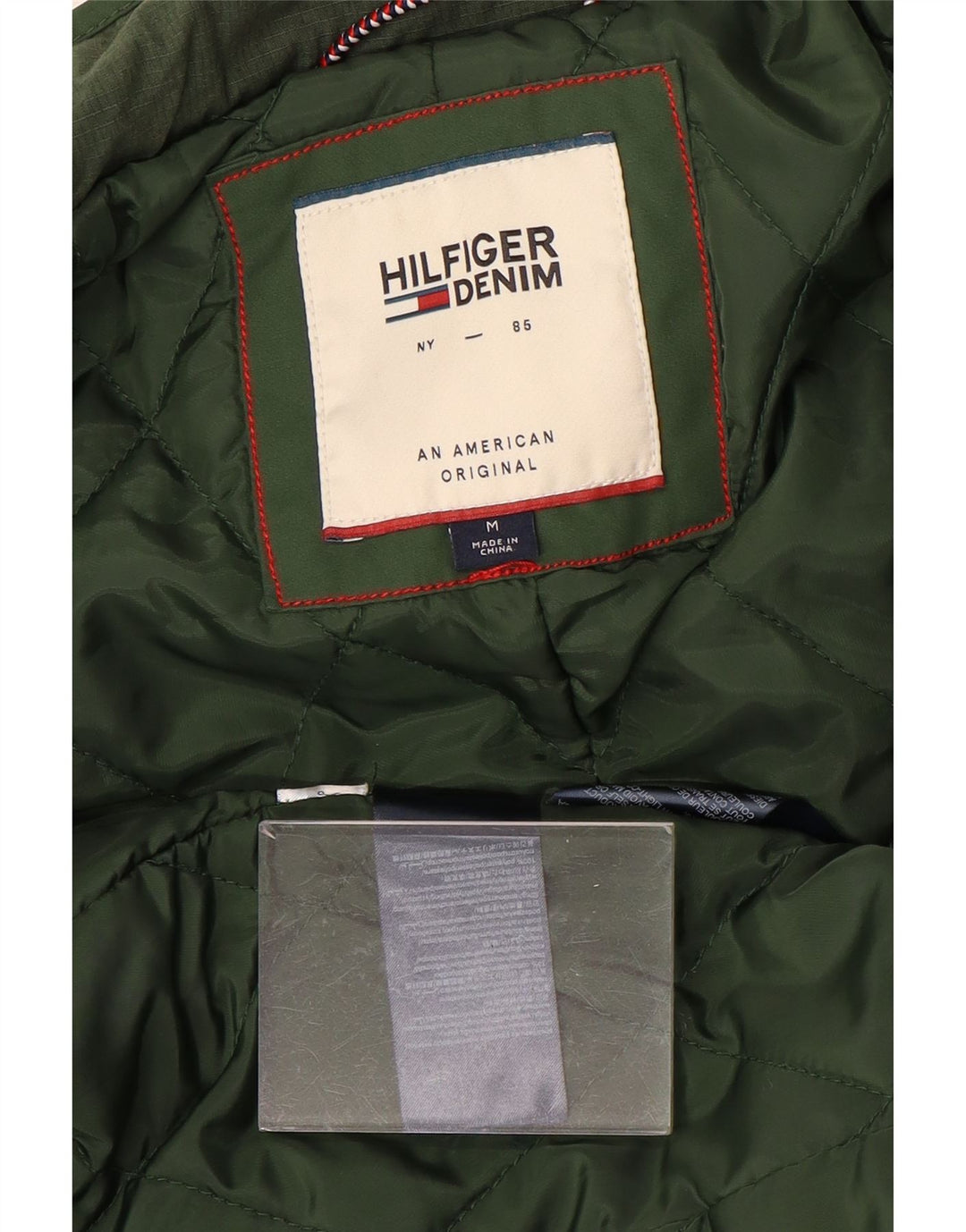 TOMMY HILFIGER Γυναικείο Πανωφόρι UK 12 Μεσαίο Πράσινο Βαμβακερό