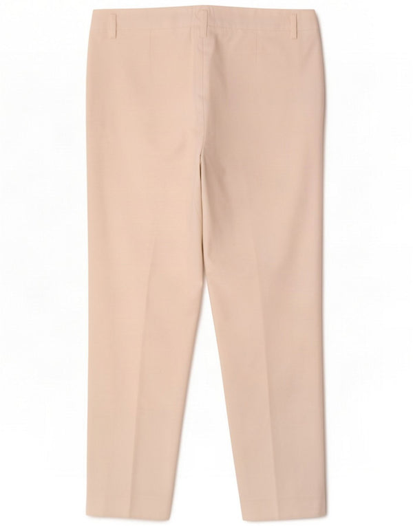 Marella Womens EMME Slim Fit Casual Trousers UK 12 Medium W32 L27 White