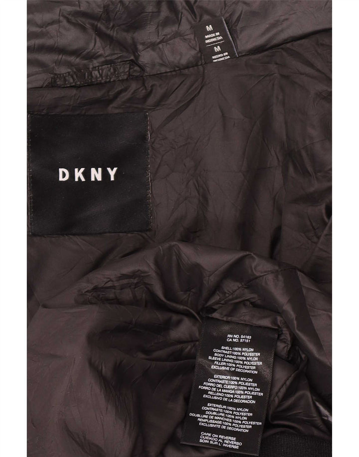 Dkny Ανδρικό γραφικό μπουφάν με επένδυση UK 38 Medium Black Colorblock Nylon
