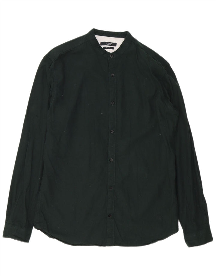 Jack & Jones Ανδρικό πουκάμισο Slim Fit Μέγεθος 40 Μεσαίο μαύρο βαμβακερό