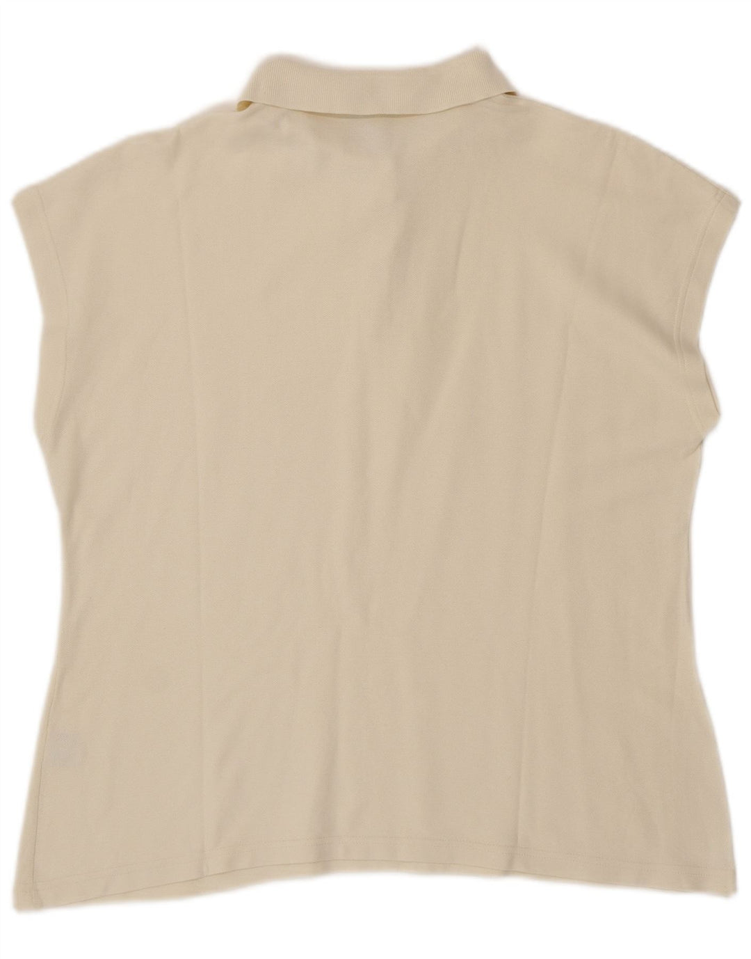 Γυναικείο αμάνικο μπλουζάκι πόλο FILA IT 54 2XL από λευκό βαμβακερό