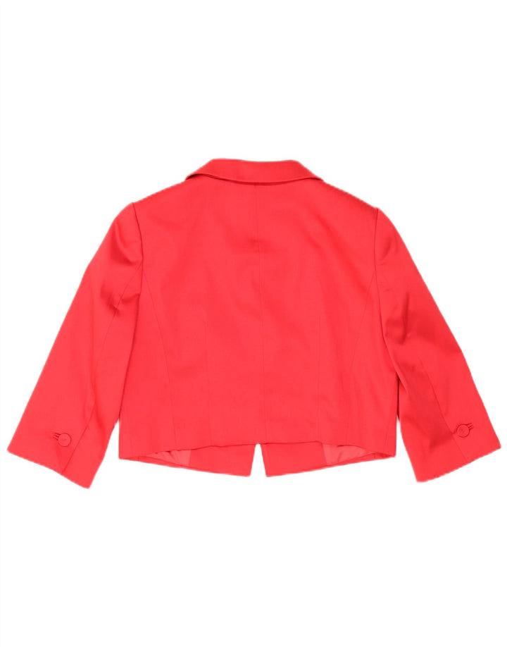 BERKERTEX  Womens 3/4 Sleeve Bolero Jacket UK 12 Medium  Red Polyester