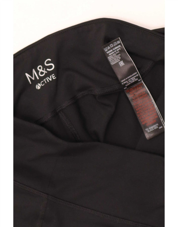 Marks & Spencer Γυναικεία Κολάν UK 14 Large Black Polyester