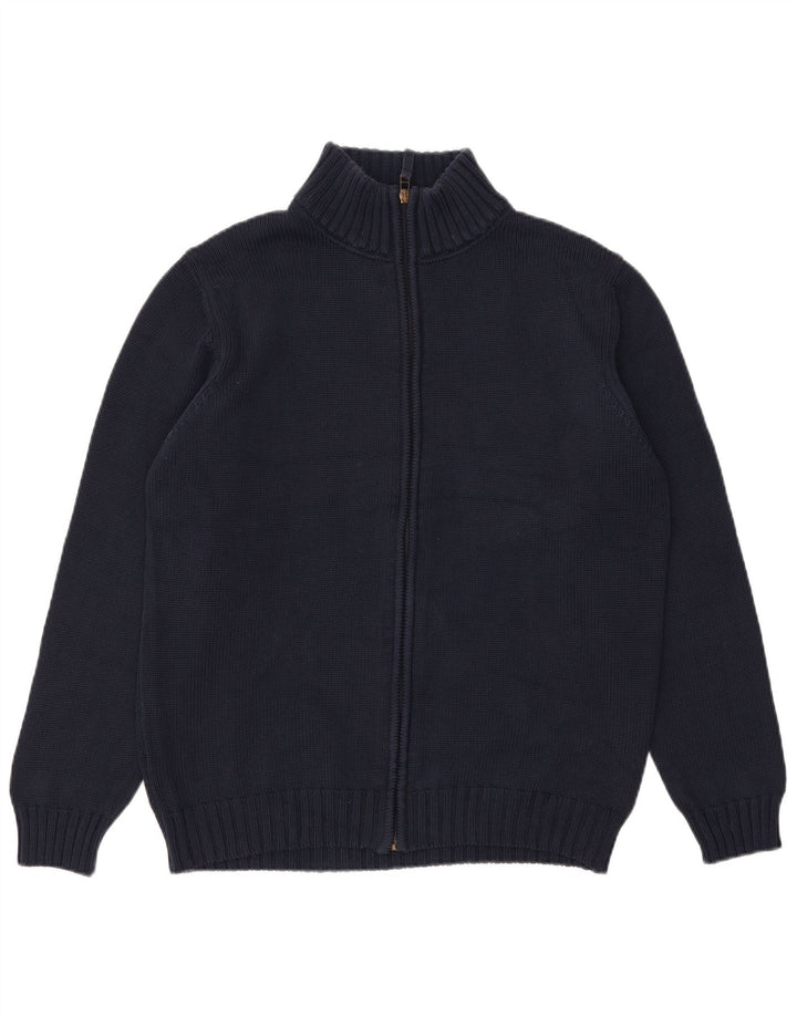 Ανδρικό πουλόβερ Zara Ζακέτα Large Navy Blue