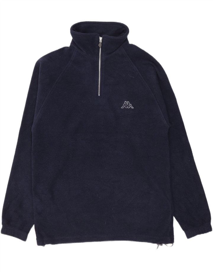 Kappa Ανδρικό φερμουάρ Fleece Jumper Μικρό Navy Blue