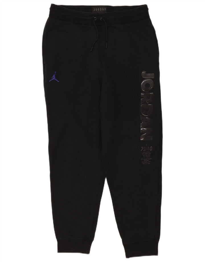 Ανδρική φόρμα γραφικής φόρμας Jordan Joggers μεσαίο μαύρο βαμβακερό