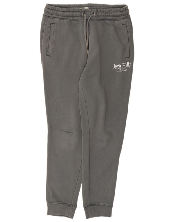 Jack Wills Ανδρική φόρμα αθλητικής φόρμας Graphic Slim Fit Παντελόνι Joggers Medium Grey
