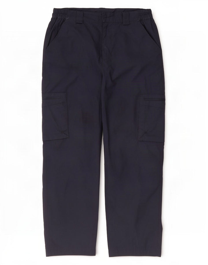 Mountain Warehouse Ανδρικό ίσιο παντελόνι Cargo W32 L27 Navy Blue Polyester