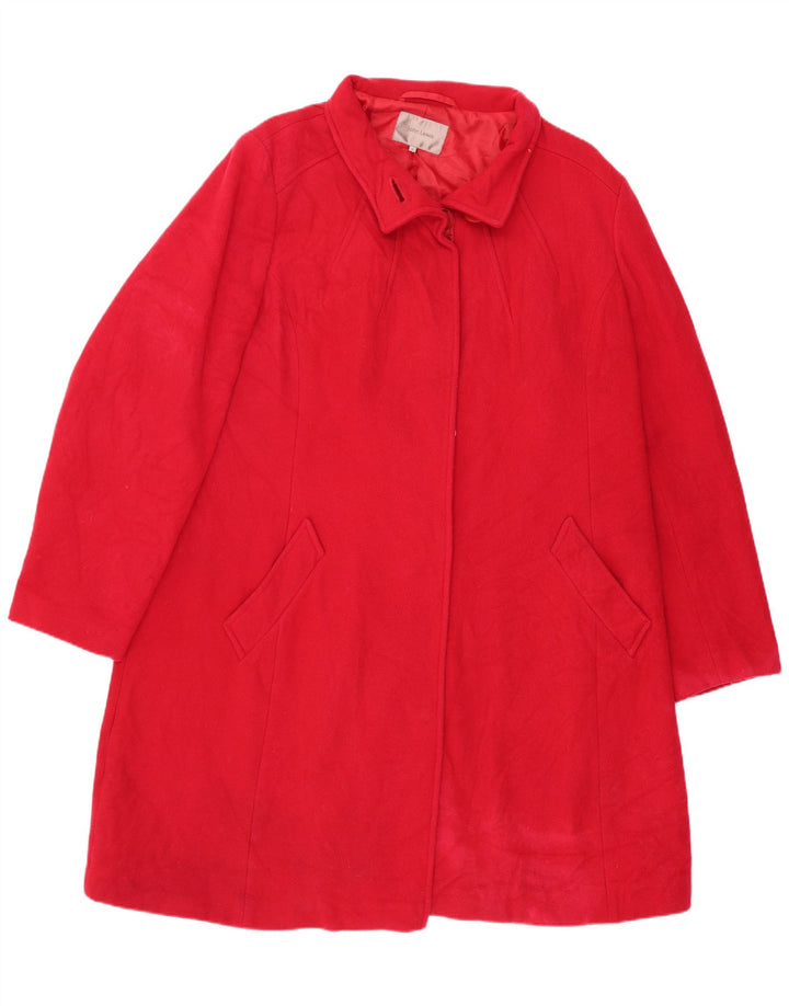 John Lewis Γυναικείο Πανωφόρι UK 18 XL Red Wool