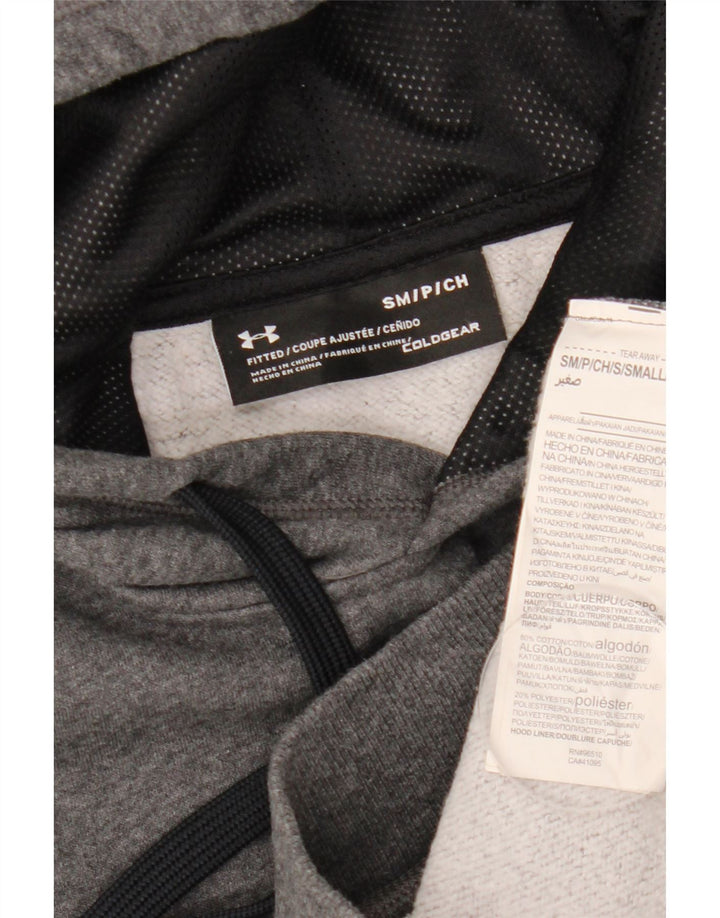 Ανδρικό Under Armour Cold Gear Hoodie Jumper Μικρό γκρι βαμβακερό