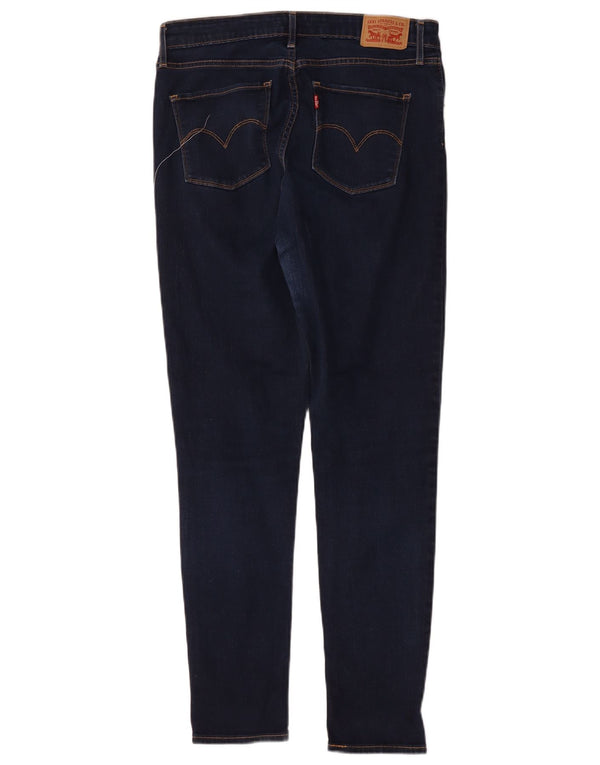 Γυναικεία Levi's 721 Ψηλόχρωμα Skinny Jeans W31 L30 Navy Blue Cotton
