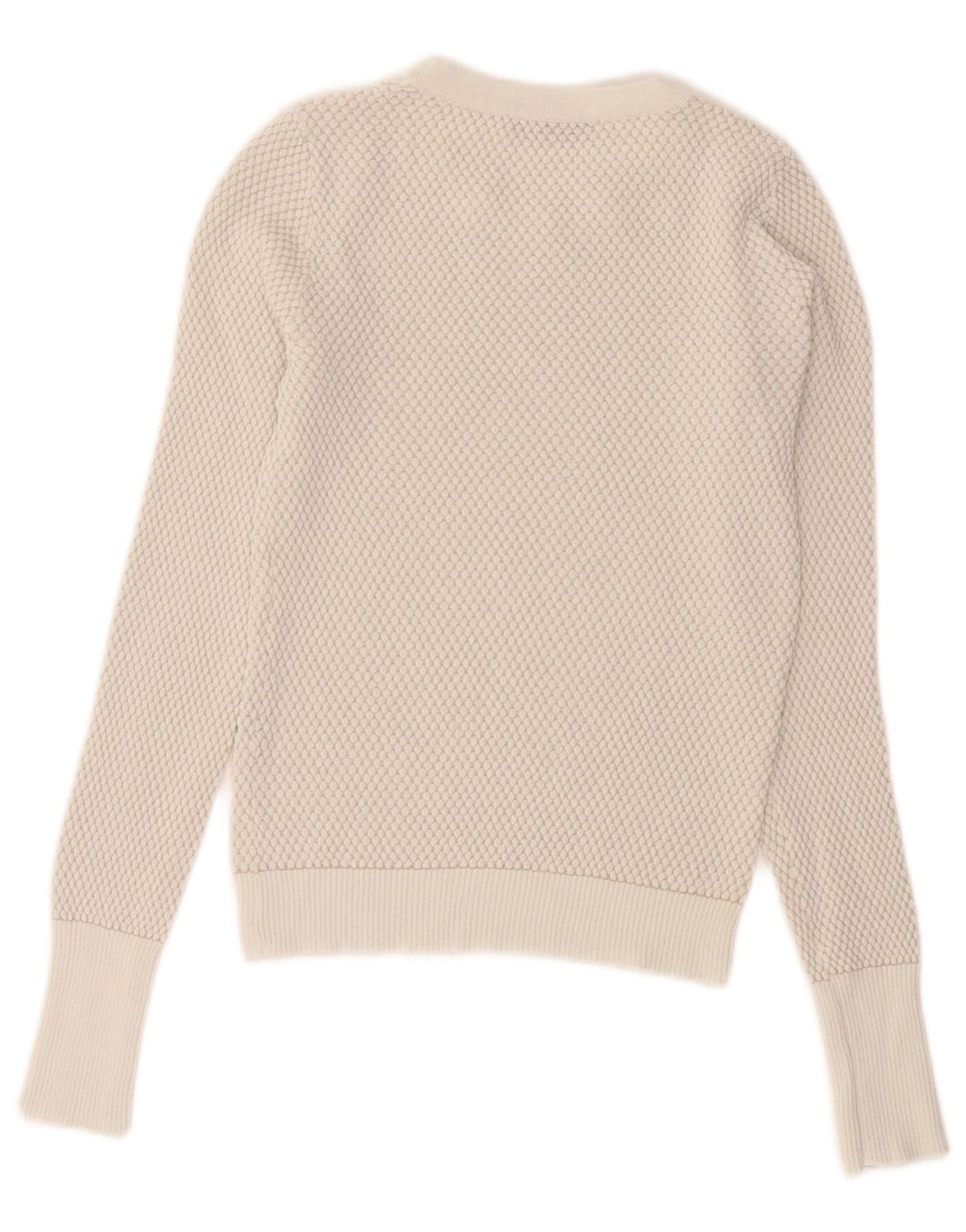 Zara Γυναικείο πουλόβερ με λαιμόκοψη Crop Crop UK 8 Small White