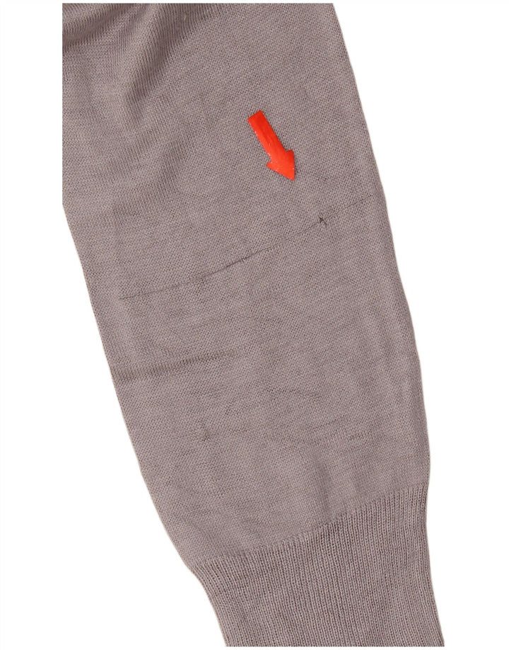 Zara Γυναικεία Μπλούζα Oversized Top UK 10 Small Grey Viscose