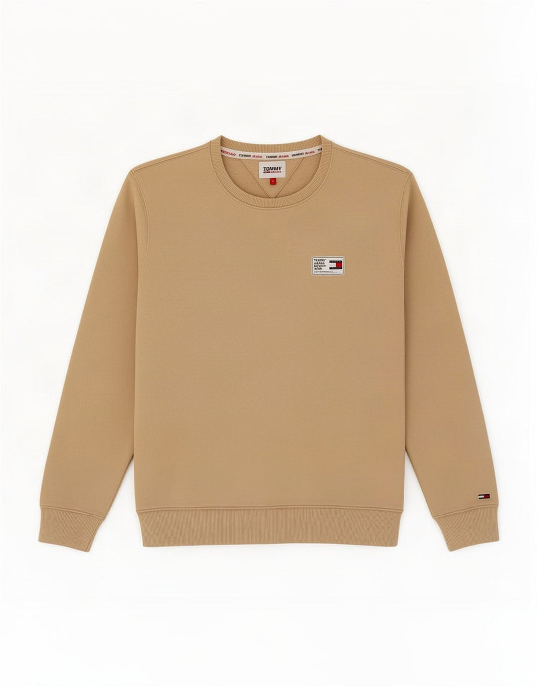 Ανδρικό φούτερ Tommy Hilfiger Jumper Μικρό Μπεζ βαμβακερό