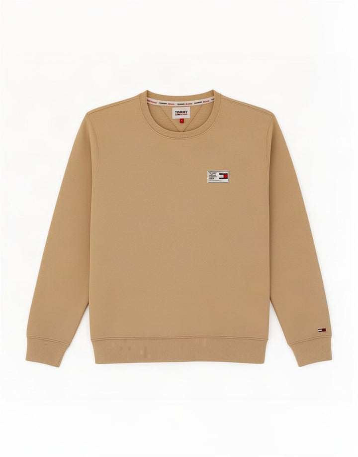 Ανδρικό φούτερ Tommy Hilfiger Jumper Μικρό Μπεζ βαμβακερό