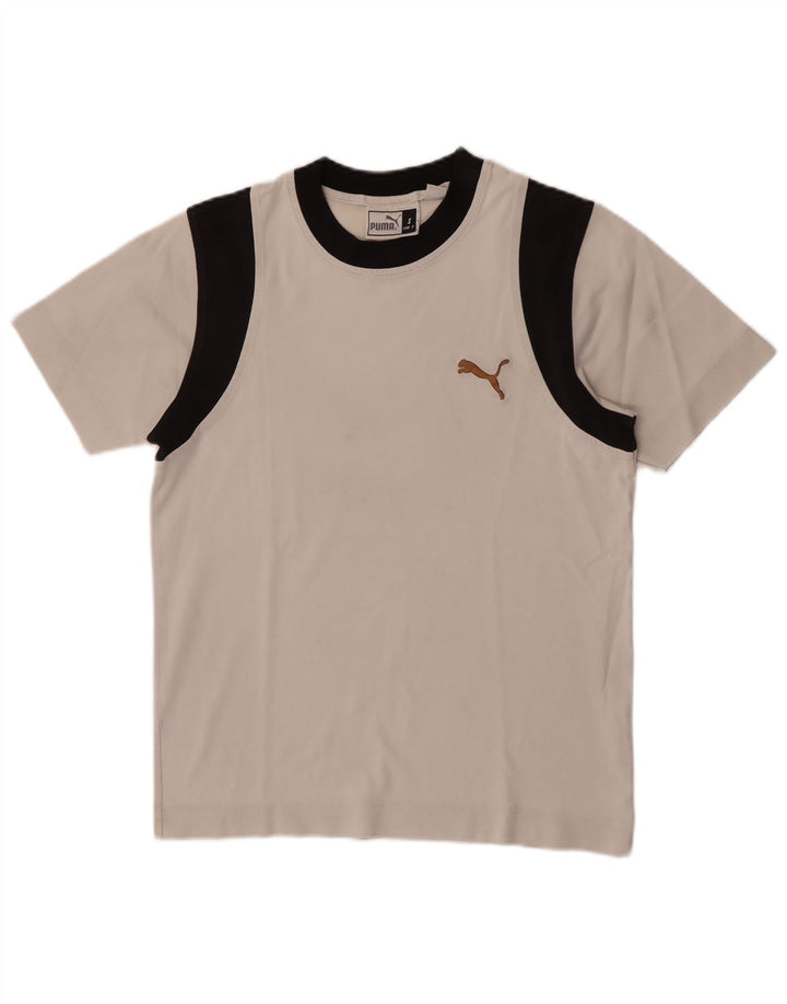Ανδρικό T-Shirt Puma Top Small White Colourblock