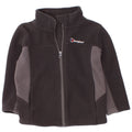 Μπουφάν Bergans Boys Fleece 5-6 Years Black Colourblock Polyester