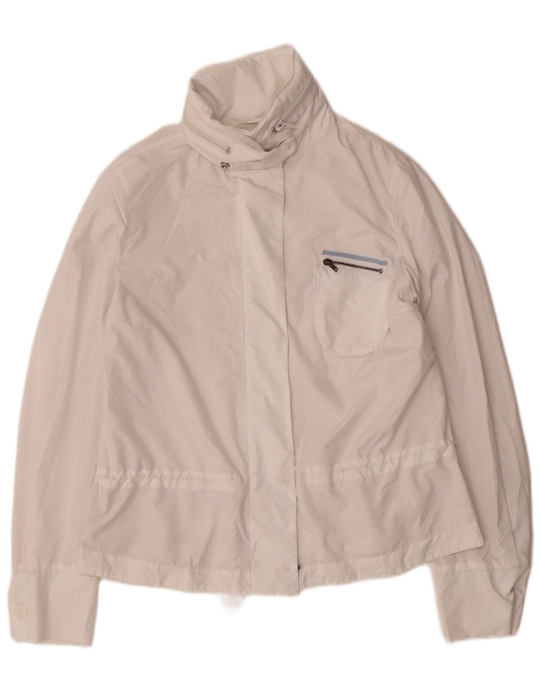 Armani Jeans Γυναικείο Αντιανεμικό Μπουφάν UK 8 Small White Polyester