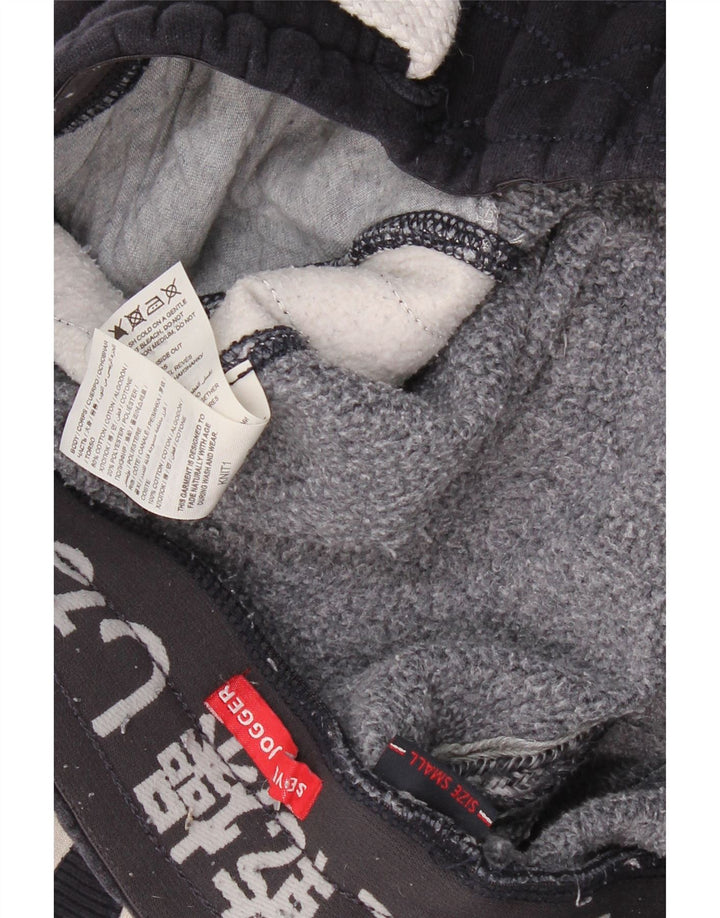 Ανδρική φόρμα SUPERDRY γραφική φόρμα παντελόνι Small Navy Blue Colourblock