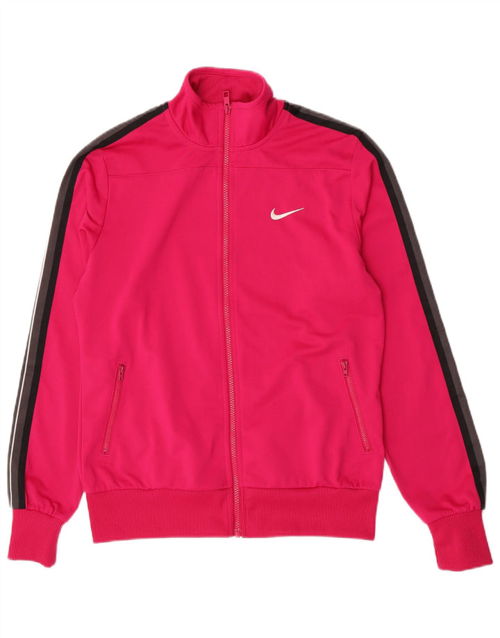 Γυναικεία φόρμα Nike Top Jacket UK 14 Large Pink Colourblock Polyester