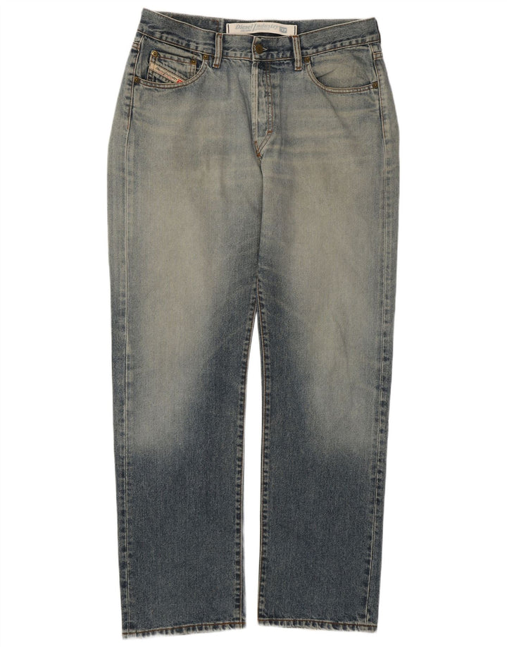 Ανδρικό Diesel Distressed Straight Jeans W34 L31 Μπλε βαμβακερό