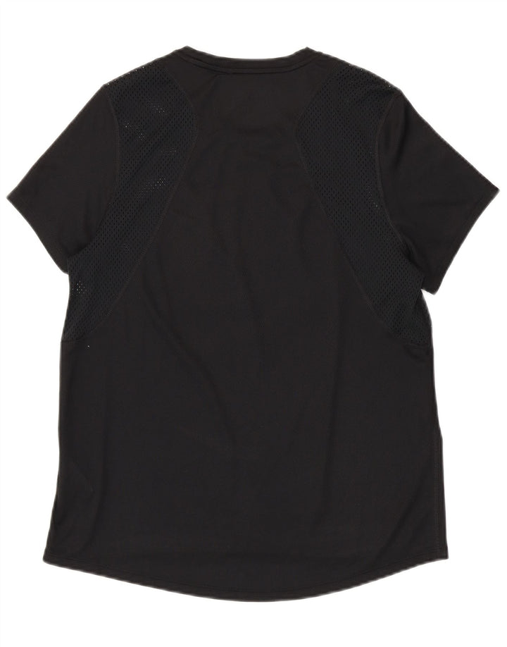 Γυναικείο μπλουζάκι NIKE Dri Fit Top UK 14 Medium Black Polyester