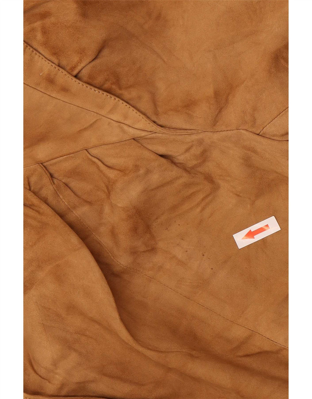Vintage Γυναικείο Suede Bomber Jacket IT 42 Medium Beige Leather