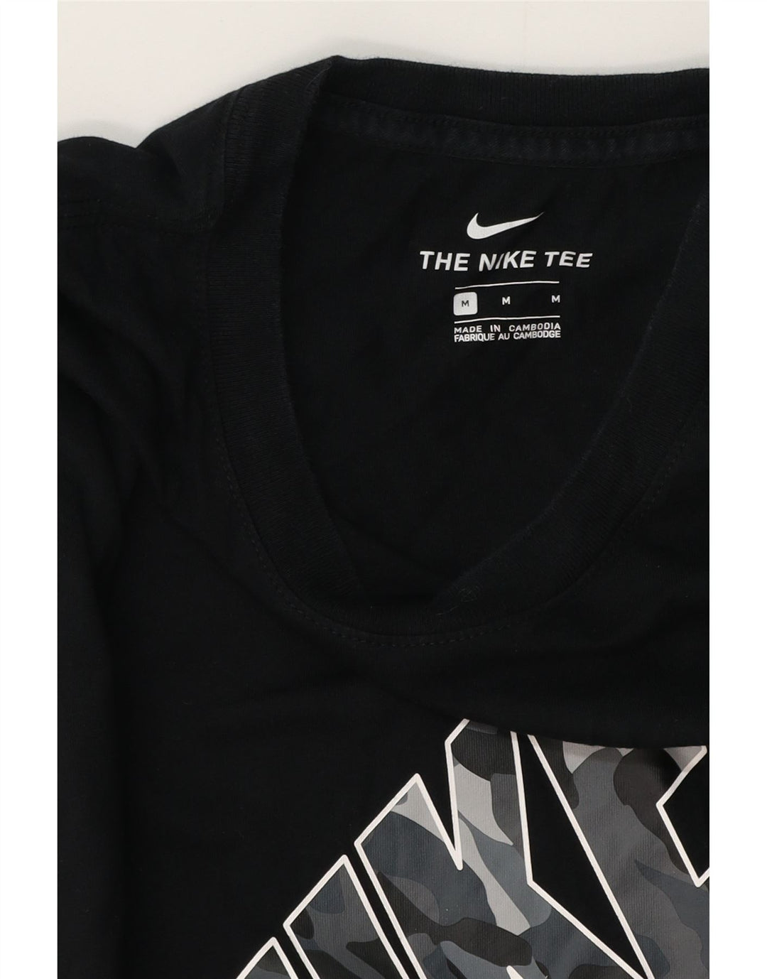 Ανδρικό γραφικό μπλουζάκι Nike, μεσαίο μαύρο