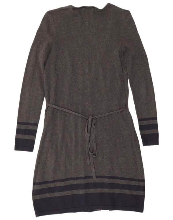 Γυναικείο πλεκτό φόρεμα Tommy Hilfiger UK 6 XS Γκρι βαμβακερό ριγέ
