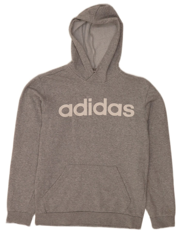 Ανδρικά γραφικά κουκούλα Adidas Small Gray Flecked Cotton Sports