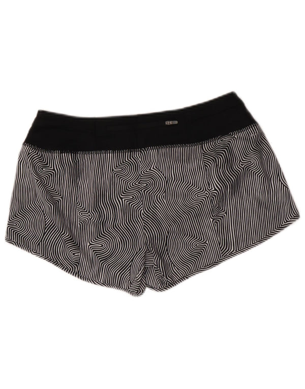 Γυναικείο αθλητικό σορτς Nike Dri Fit UK 14 μέτριο μαύρο ρίγες