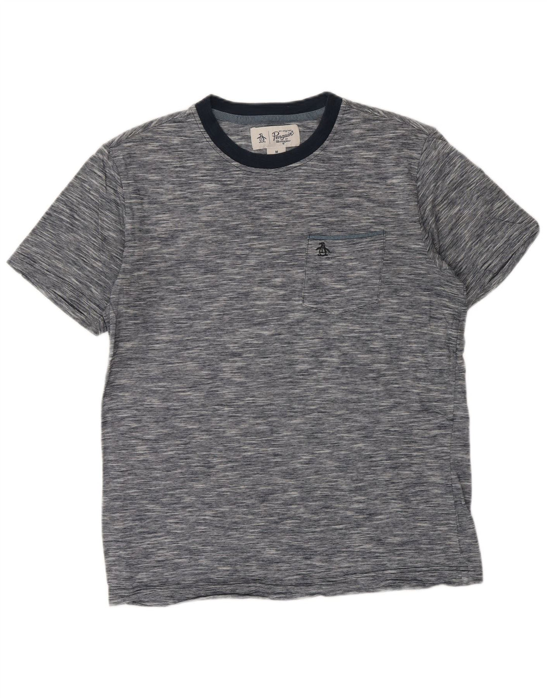 Ανδρικό T-Shirt PENGUIN Top Βαμβακερό μεσαίο μπλε ναυτικό