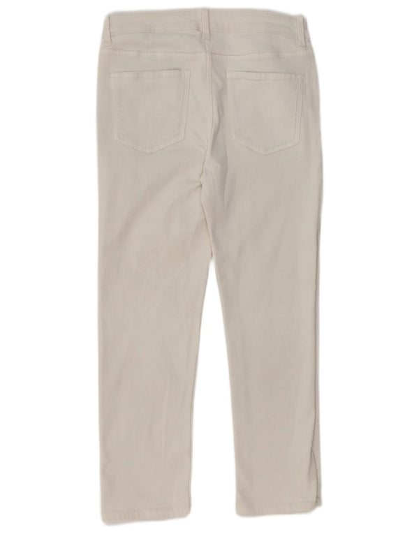 Marks & Spencer Γυναικεία The Sienna Straight Jeans UK 12 Medium W30 L26 White