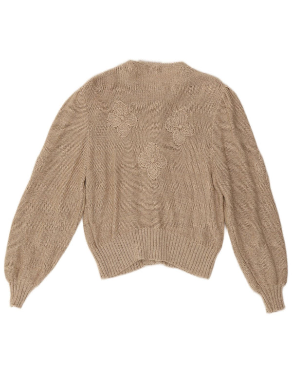 Stapf Γυναικείο πουλόβερ UK 12 Medium Beige Floral