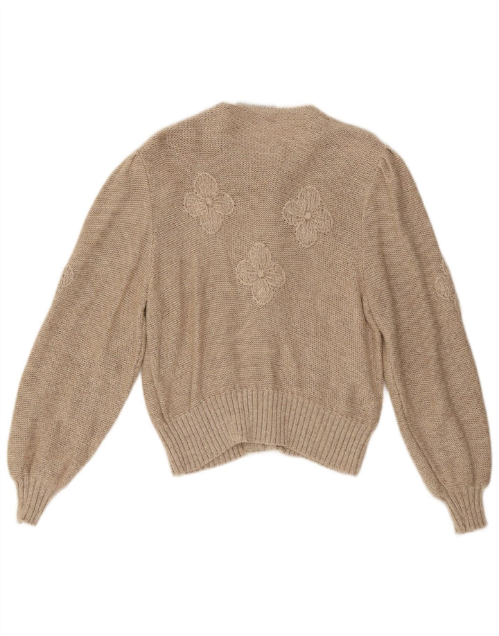 Stapf Γυναικείο πουλόβερ UK 12 Medium Beige Floral