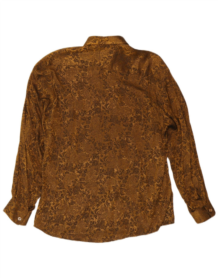 Ανδρικό πουκάμισο Tipo' S σε μεσαίο καφέ Paisley Viscose