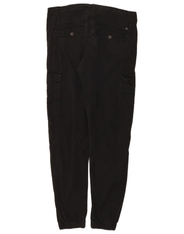 Jack & Jones Ανδρικό Paul Tapered Joggers Cargo Παντελόνι W32 L29 Μαύρο βαμβακερό