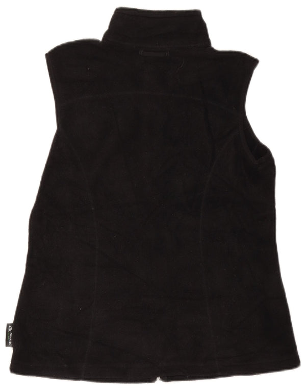 EDDIE BAUER Γυναικείο Fleece Gilet UK 12 Medium Black Polyester