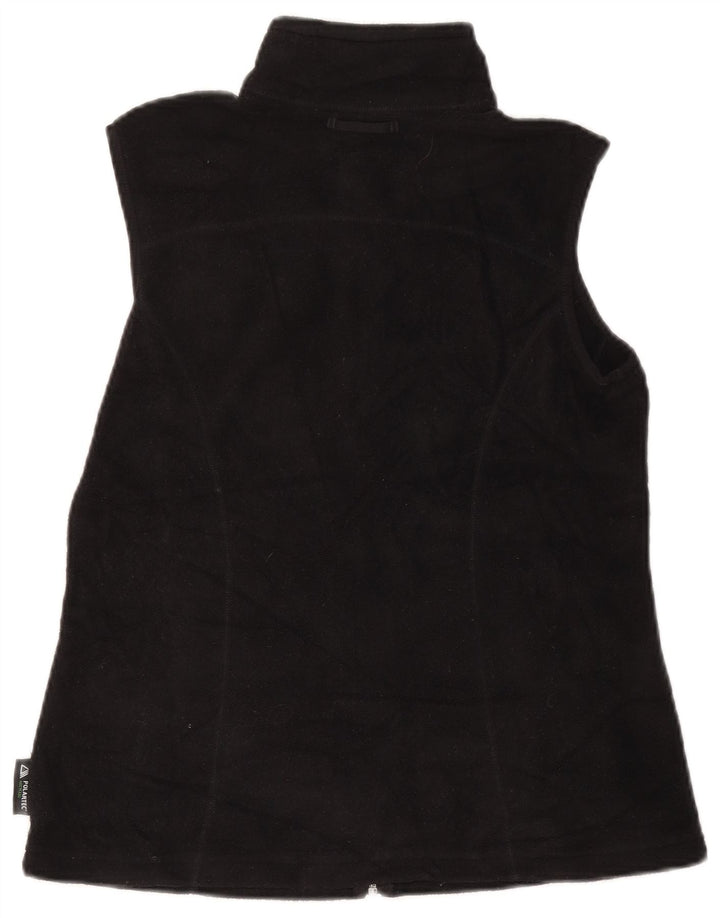 EDDIE BAUER Γυναικείο Fleece Gilet UK 12 Medium Black Polyester