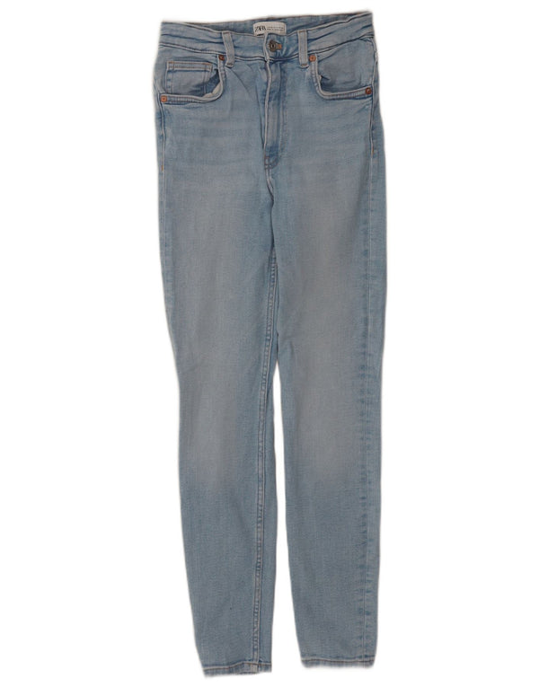 Zara Γυναικείο Skinny Jeans EU 36 XS W26 L28 Blue