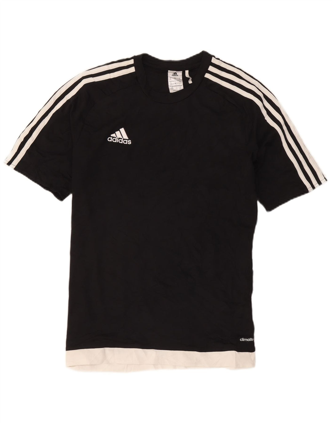 Ανδρικό T-Shirt Climalite Adidas Top Medium Black Colourblock Πολυεστέρας