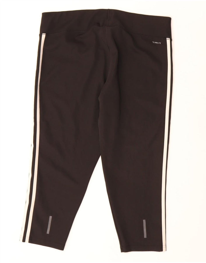Adidas Γυναικείο κολάν Capri Climalite UK 18 XL μαύρο πολυεστέρα
