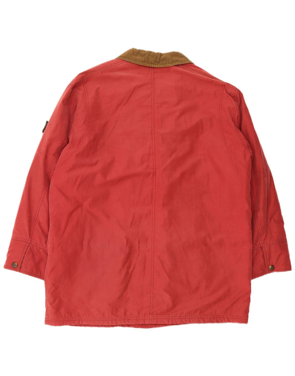 Ανδρικό μπουφάν Cotton's Industries Windbreaker UK 42 XL κόκκινο βαμβακερό