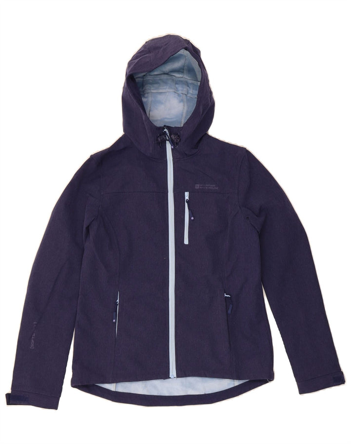 MOUNTAIN WAREHOUSE Womens Hooded Rain Jacket UK 8 Small Navy Blue Vintage Mountain Warehouse and Second-Hand Mountain Warehouse from Messina Hembry 