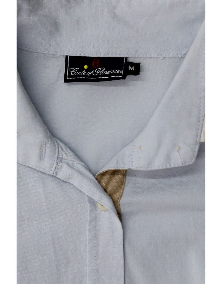 CONTE OF FLORENCE Γυναικείο πουκάμισο UK 12 μεσαίο μπλε βαμβακερό