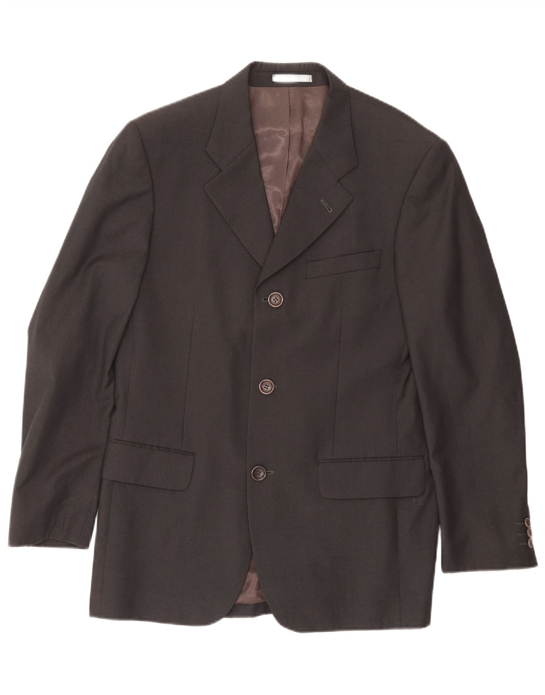 KENZO Ανδρικό σακάκι σακάκι 3 κουμπιών IT 48 Μαλλί μεσαίου μπλε ναυτικού