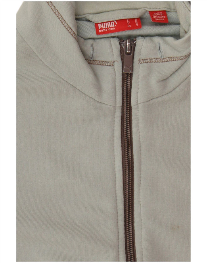 Γυναικεία αθλητική φόρμα Puma Top Jacket UK 10 Small Grey Cotton