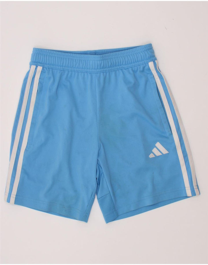 Adidas Boys Sport Short 9-10 Years Blue Polyester